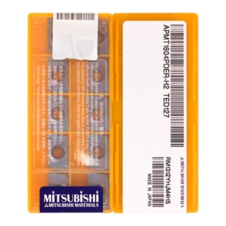Original Mitsubishi APMT1604PDER-H2 TED127 Carbide Milling Insert - Parallelogram 85° | Cast Iron (10 PCS)
