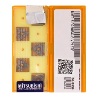 Original Mitsubishi MMT16IR250ISO-S VP15TF Carbide Insert - Diamond 86° | Steel & More (10 PCS)