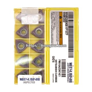 Original Mitsubishi WNMG080408 VP15TF Carbide Turning Insert - Trigon 80° | Steel & More (10 PCS)