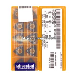 Original Mitsubishi WNMG080412-GH UC5115 Carbide Turning Insert - Trigon 80° | Steel, Cast Iron (10 PCS)