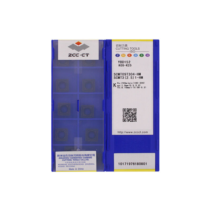 ZCC SCMT09T304-HM YBD152 Carbide Turning Insert - Square | Cast Iron (10 PCS)