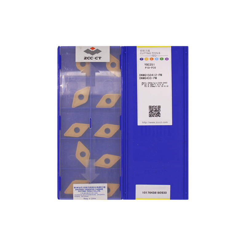 ZCC CT 100% Original  Cutting Tool  Turning Insert DNMG150412-PM YBC251  10pcs