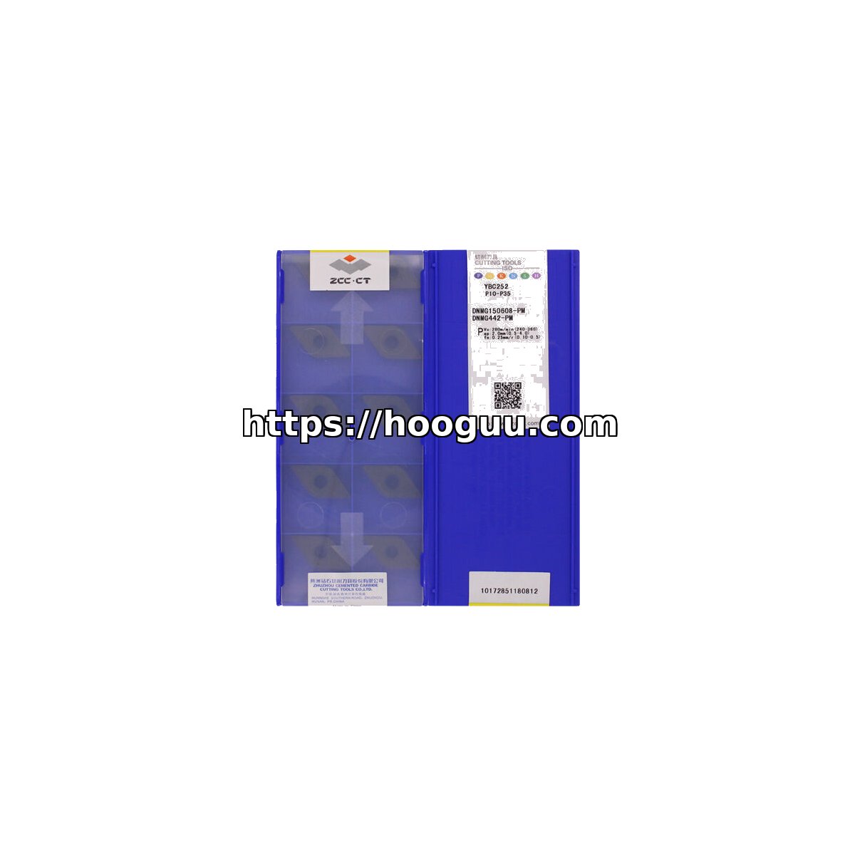 Original ZCC-CT DNMG150608-PM YBC252 Carbide Insert - Diamond 55° | Steel & More (10 PCS)