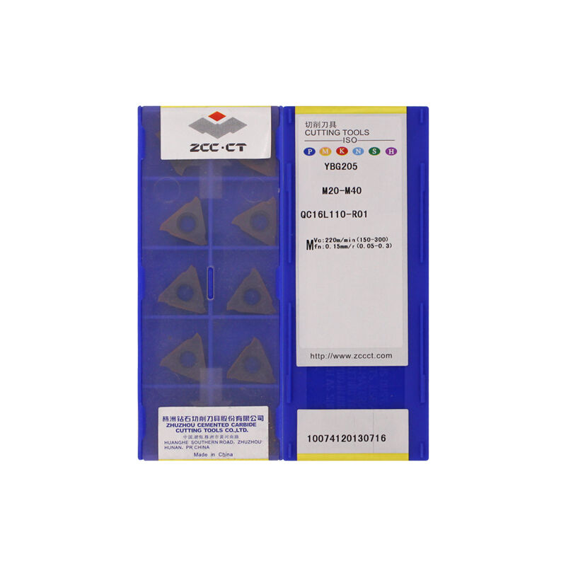 ZCC QC16L110-R01 YBG205 Carbide Insert | Steel (10 PCS)