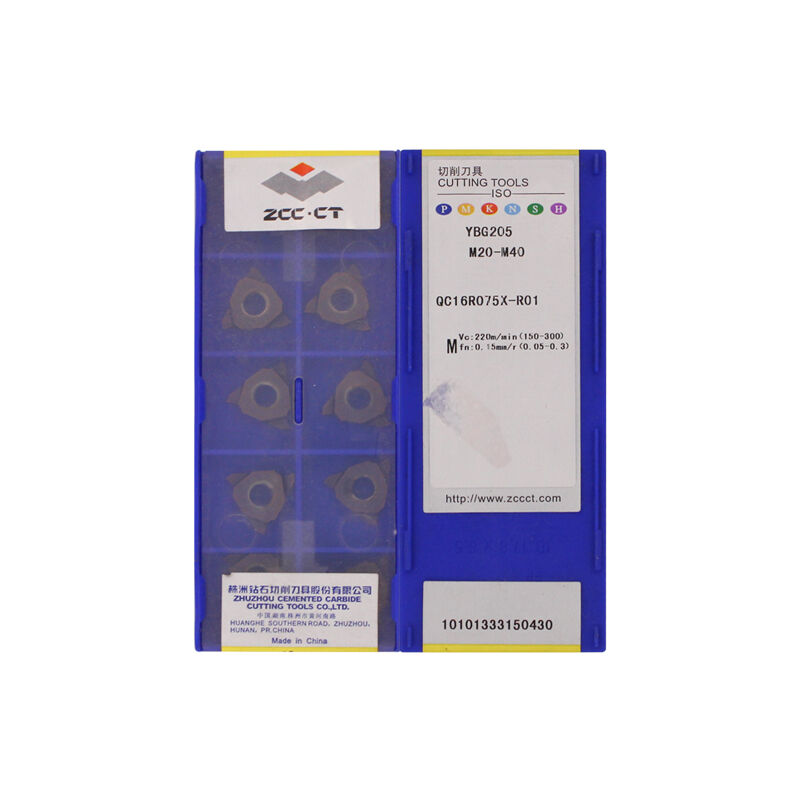 ZCC QC16R075X-R01 YBG205 Carbide Insert | Steel (10 PCS)