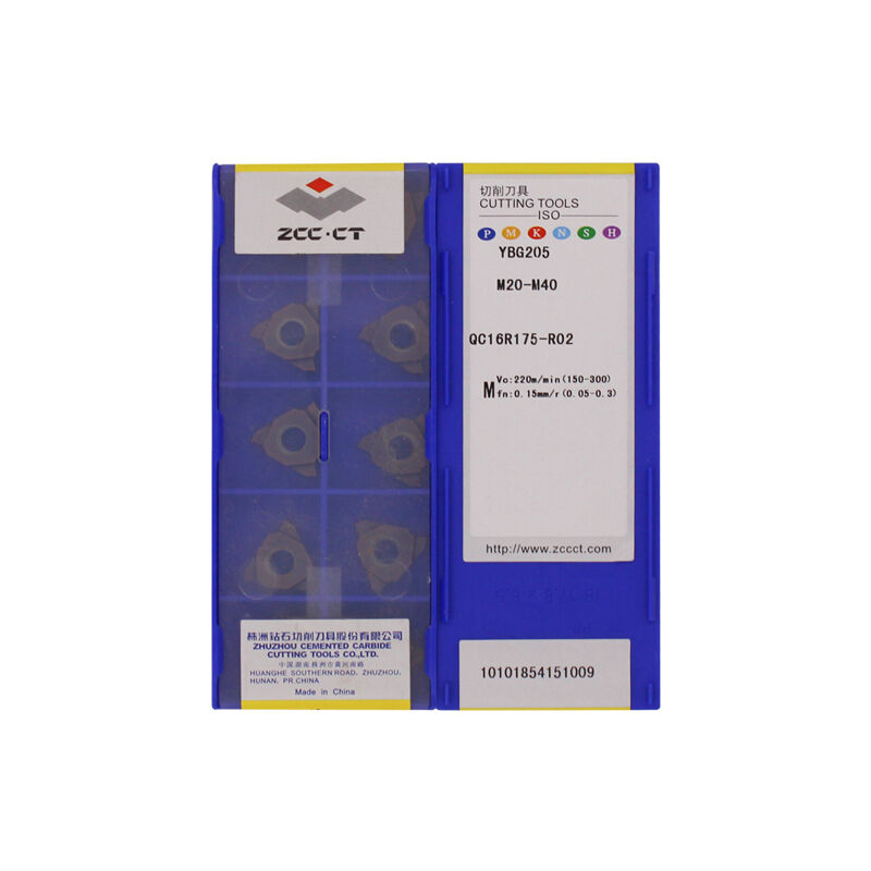 ZCC QC16R175-R02 YBG205 Carbide Insert | Steel (10 PCS)