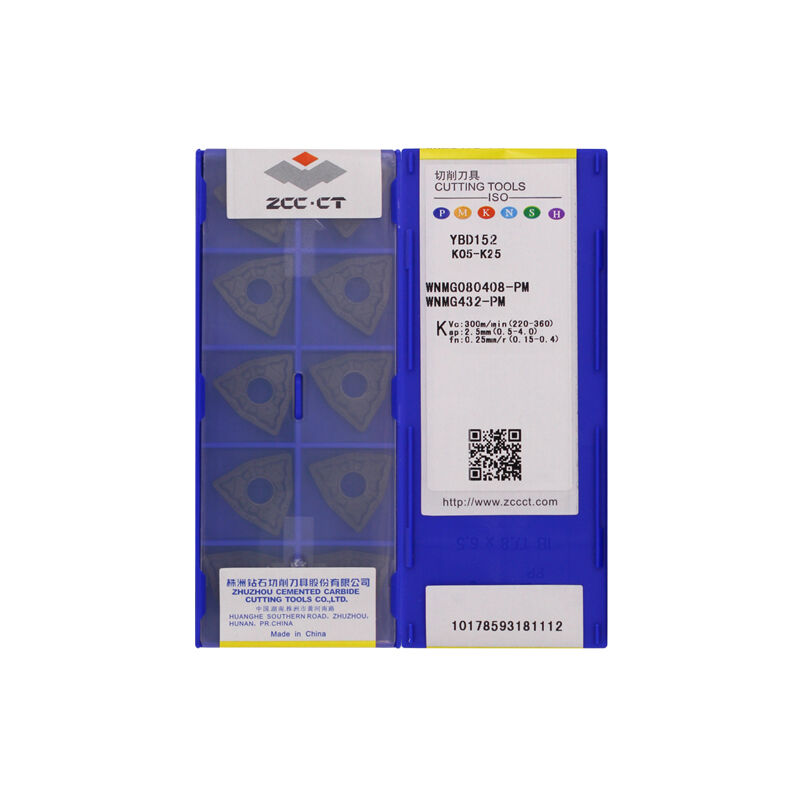 ZCC WNMG080408-PM YBD152 Carbide Turning Insert - Trigon 80° | Steel & More (10 PCS)