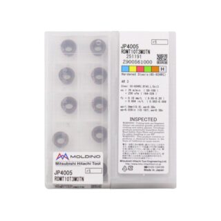 Original HITACHI RDMT10T3MOTN JP4005 Carbide Milling Insert - Round (10 PCS)