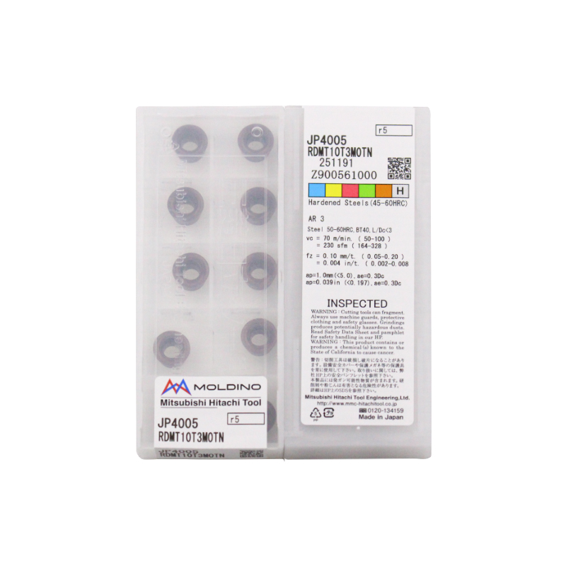 CNC RDMT10T3MOTN JP4005 Carbide Milling Insert - Round | Steel & More (10 PCS)