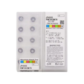 Original HITACHI RDMT0802MOTN JP4005 Carbide Milling Insert - Round (10 PCS)
