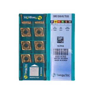 Original TaeguTec 120404 TT5100 Carbide Insert (10 PCS) CNMG ML CNMG 120404 ML TT5100