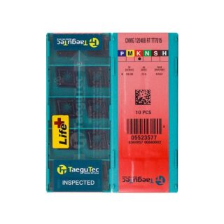 Original TaeguTec CNMG120408-RT TT7015 Carbide Turning Insert - Diamond 80° (10 PCS)
