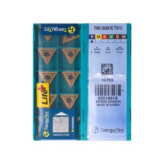 Original TaeguTec TNMG160408-MC TT8115 Carbide Turning Insert - Triangle (10 PCS)