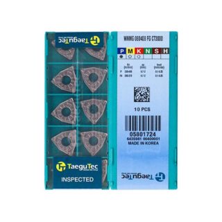 Original TaeguTec 080408 CT3000 Carbide Insert (10 PCS) WNMG FG WNMG 080408 FG CT3000