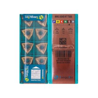 Original TaeguTec WNMG080408-MT TT5080 Carbide Turning Insert - Trigon 80° (10 PCS)