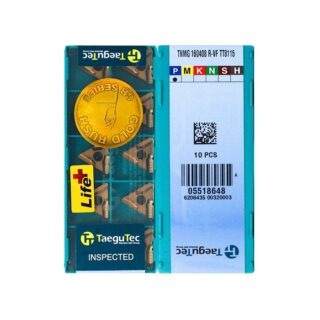 Original TaeguTec TNMG160408R-VF TT8115B Carbide Turning Insert - Triangle (10 PCS)