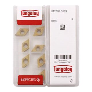 Original Tungaloy DCMT11T304-PS T9015 Carbide Turning Insert - Diamond 55° (10 PCS)