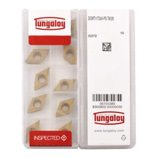Original Tungaloy DCMT11T304-PS T9025 Carbide Turning Insert - Diamond 55° (10 PCS)