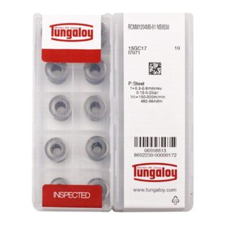 Original Tungaloy RCMM1204MO-61 NS9530 Carbide Milling Insert - Round (10 PCS)