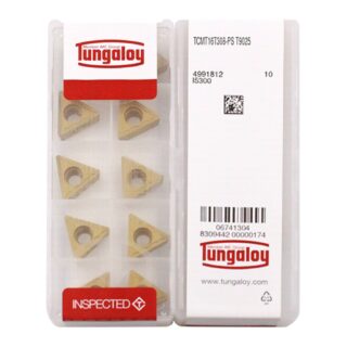 Original Tungaloy TCMT16T308-PS T9025 Carbide Turning Insert - Triangle (10 PCS)