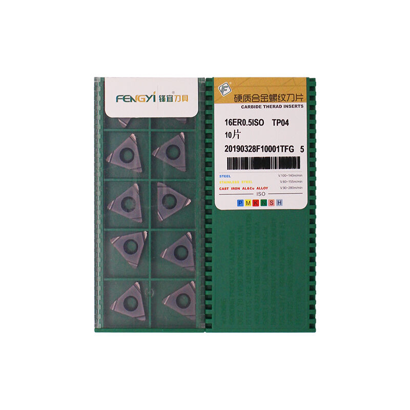 CNC 16ER0.5ISO Carbide Insert | Steel & More (10 PCS) 16ER0.5ISO TP04