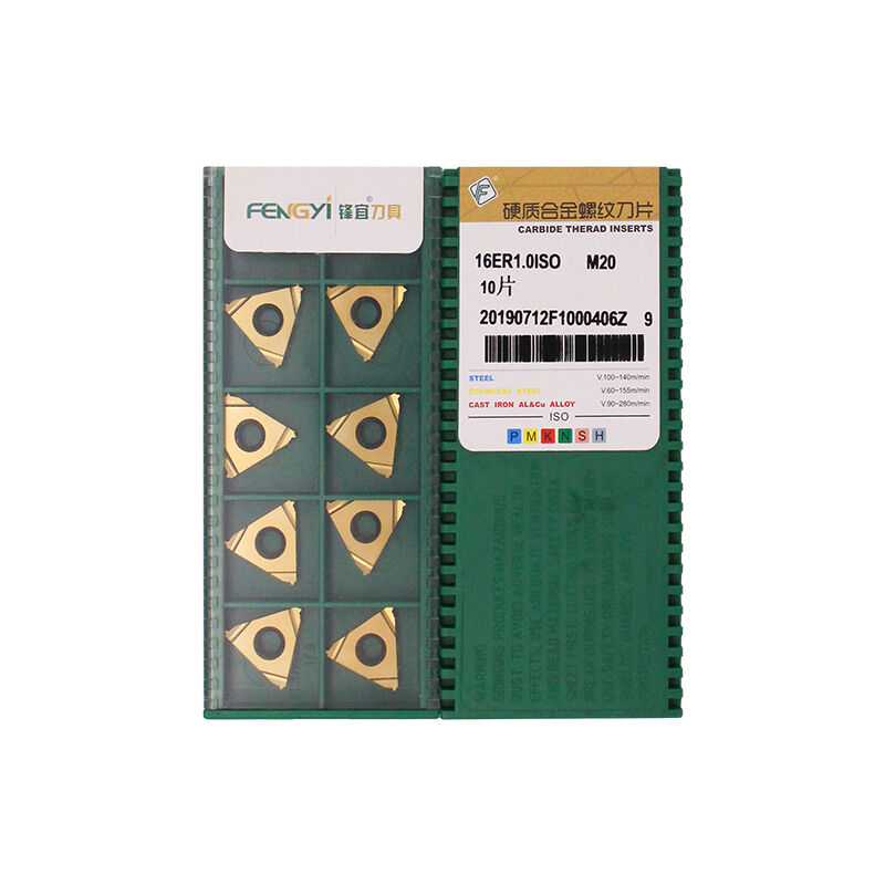 CNC 16ER1.0ISO Carbide Insert | Steel & More (10 PCS) 16ER1.0ISO M20