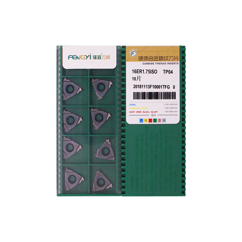 CNC 16ER1.75ISO Carbide Insert | Steel & More (10 PCS) 16ER1.75ISO TP04