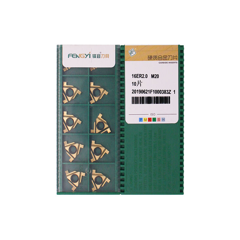 CNC 16ER2.0 Carbide Insert | Cast Iron, Heat-resistant (10 PCS) 16ER2.0 M20