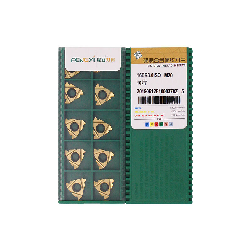 CNC 16ER3.0ISO Carbide Insert | Steel, Stainless Steel (10 PCS) 16ER3.0ISO M20
