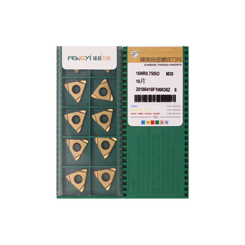 CNC 16NR0.75ISO Carbide Insert | Heat-resistant (10 PCS) 16NR0.75ISO M20