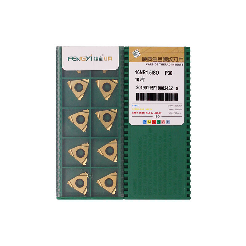 CNC 16NR1.5ISO Carbide Insert | Heat-resistant (10 PCS) 16NR1.5ISO P30