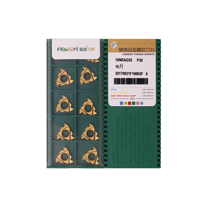 CNC 16NRAG55 Carbide Insert | Steel (10 PCS) 16NRAG55 P30