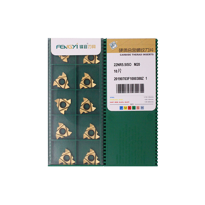 CNC 22NR5.5ISO Carbide Insert | Steel, Stainless Steel (10 PCS) 22NR5.5ISO M20