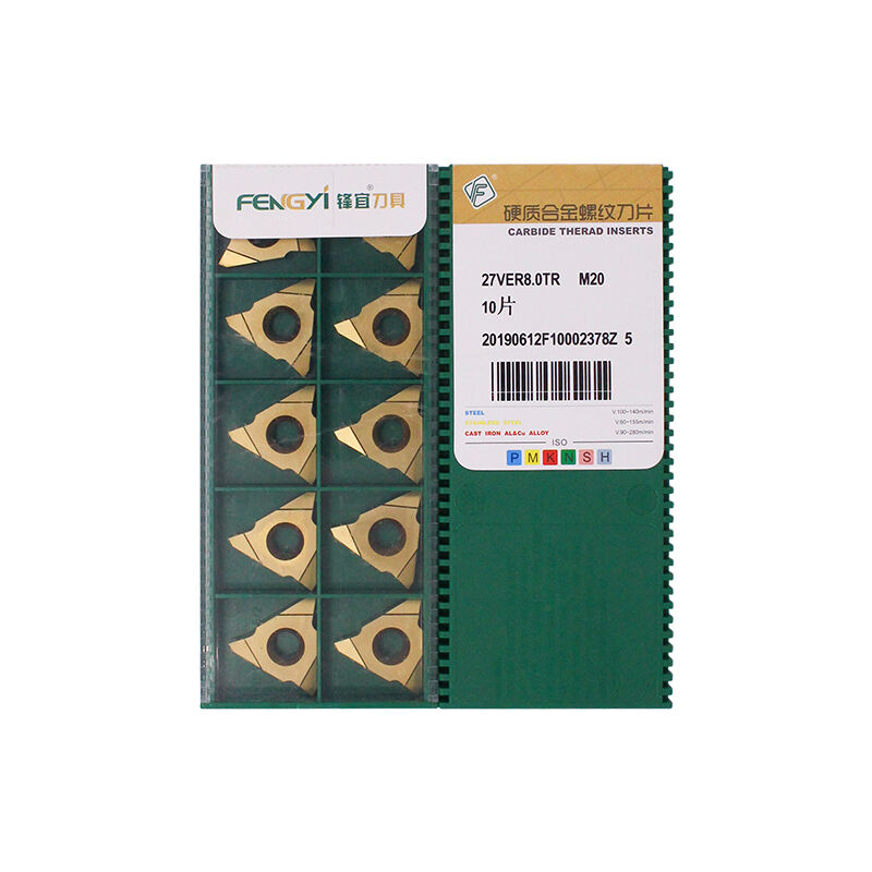 CNC 27VER8.0TR Carbide Insert | Steel (10 PCS) 27VER8.0TR M20