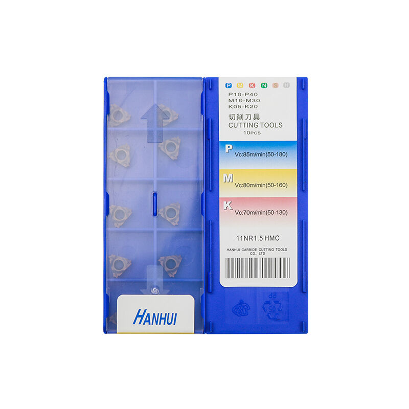 CNC 11NR1.5 Carbide Insert | Steel, Heat-resistant (10 PCS) 11NR1.5 HMC