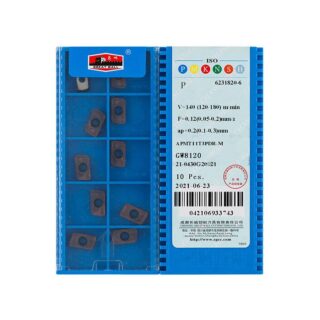 Original Chang Cheng APMT11T3PDR-M GW8120 Carbide Milling Insert - Parallelogram 85° (10 PCS)