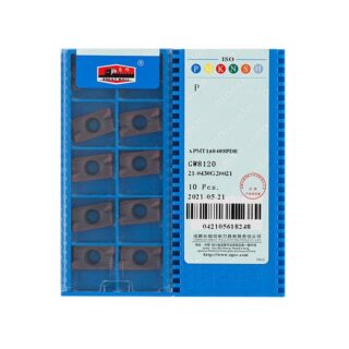 Original Chang Cheng APMT160408PDR GW8120 Carbide Milling Insert - Parallelogram 85° (10 PCS)