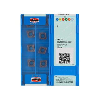 Original Chang Cheng CCMT09T308-MM2 GW2020 Carbide Turning Insert - Diamond 80° (10 PCS)