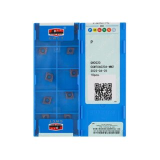 Original Chang Cheng CCMT060204-MM2 GW2020 Carbide Turning Insert - Diamond 80° (10 PCS)