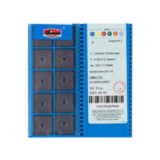 Original Chang Cheng SEKR1504AFN-M GW8120 Carbide Milling Insert - Square (10 PCS)