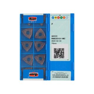Original Chang Cheng WNMG080404-MM2 GW2020 Carbide Turning Insert - Trigon 80° (10 PCS)