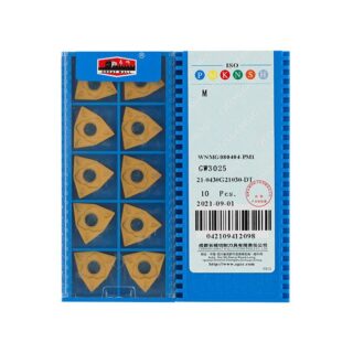 Original Chang Cheng WNMG080404-PM1 GW3025 Carbide Turning Insert - Trigon 80° (10 PCS)