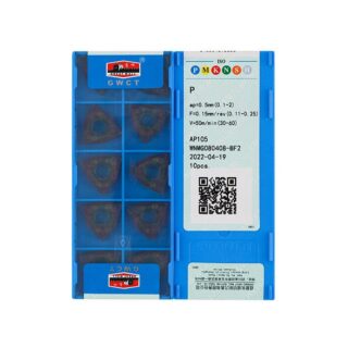 Original Chang Cheng WNMG080408-BF2 AP105 Carbide Turning Insert - Trigon 80° (10 PCS)