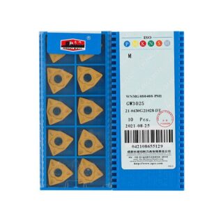 Original Chang Cheng WNMG080408-PM1 GW3025 Carbide Turning Insert - Trigon 80° (10 PCS)