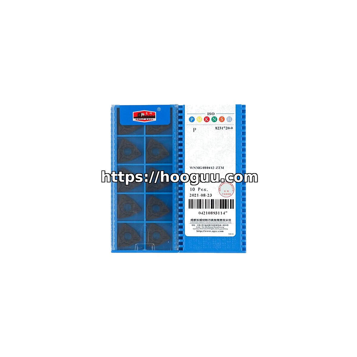 Chang Cheng WNMG080412-ZTM CP650 Trigon 80° Steel WNMG333