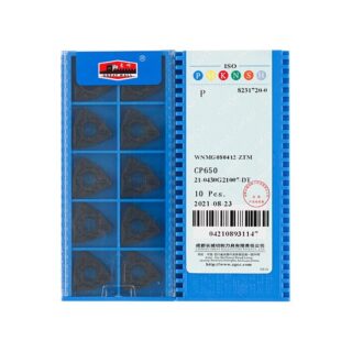 Original Chang Cheng WNMG080412-ZTM CP650 Carbide Turning Insert - Trigon 80° (10 PCS)