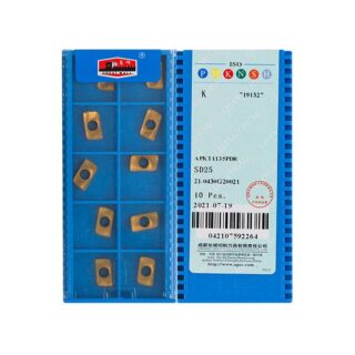 Original Chang Cheng APKT1135PDR Carbide Milling Insert - Parallelogram 85° (10 PCS) SD25 APKT1135PDR SD25