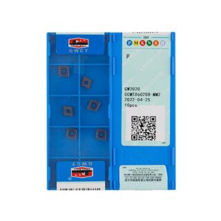 Original Chang Cheng CCMT060208-MM2 GW2020 Carbide Turning Insert - Diamond 80° (10 PCS)