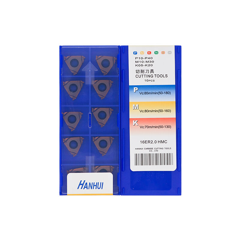 CNC 16ER2.0 Carbide Insert | Cast Iron, Heat-resistant (10 PCS) 16ER2.0 HMC