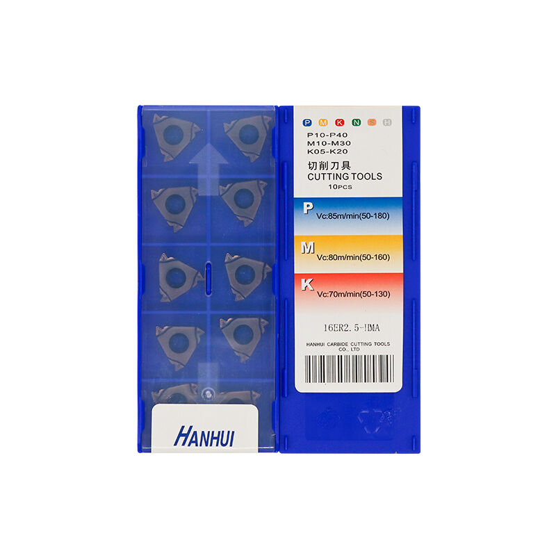 CNC 16ER2.5 Carbide Insert | Steel & More (10 PCS) 16ER2.5 HMA